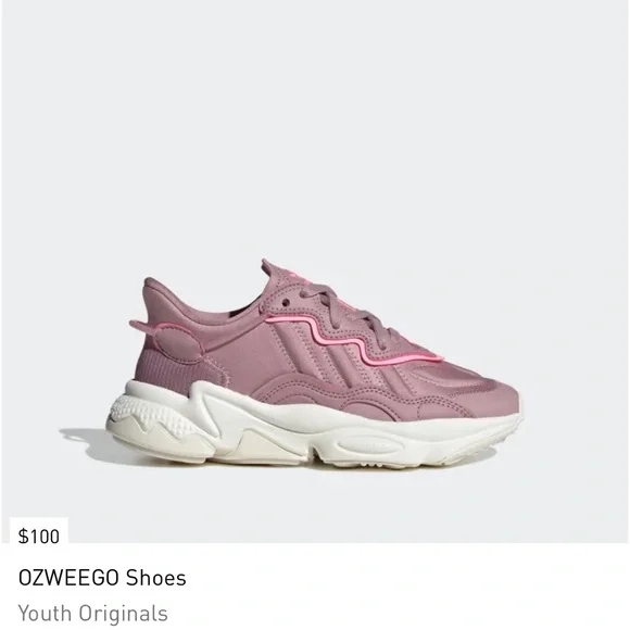 adidas Ozweego Shoes Magic Mauve 5.5 Kids - Originals Shoes adidas Ozweego Shoes Magic Mauve 5.5 Kids - Originals Shoes